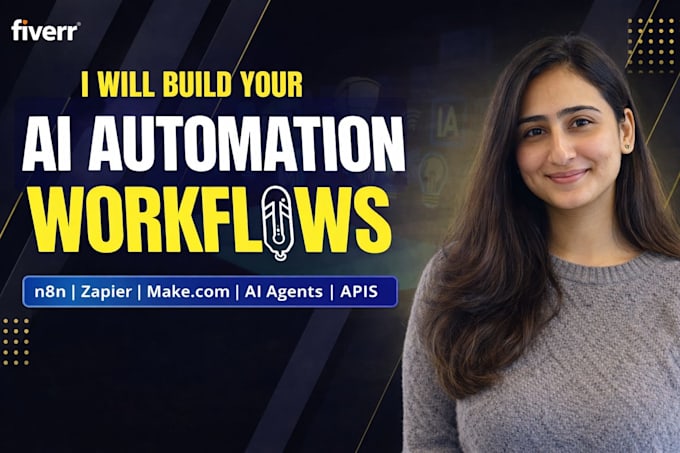 build n8n, zapier and make automation workflows
