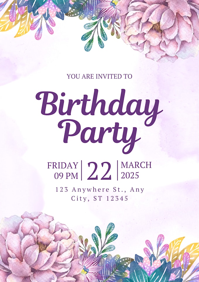 professional canva poster design for events and promotion
