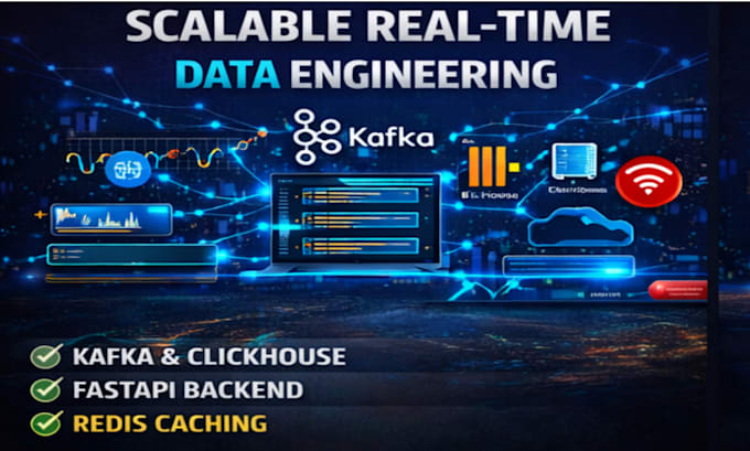 build scalable real time data pipelines using kafka, clickhouse, fastapi