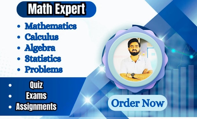 be your tutor math, mathematics, statistics, discrete math, calculus expert