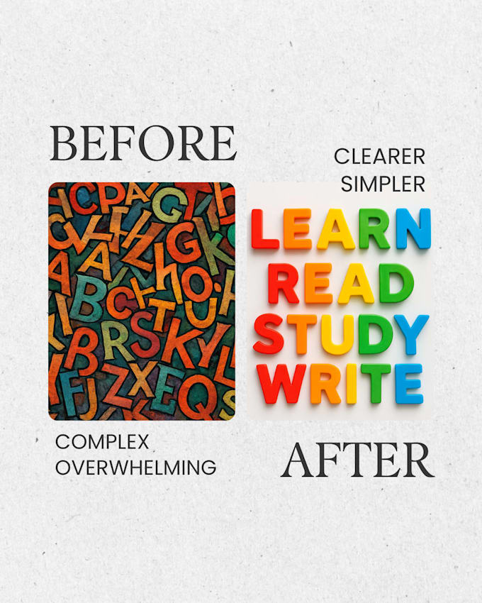 rewrite and simplify your content into clear english