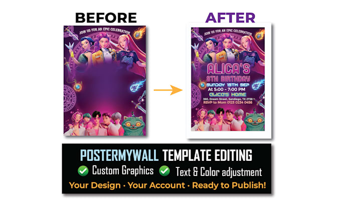 design and submit high quality postermywall templates in your account