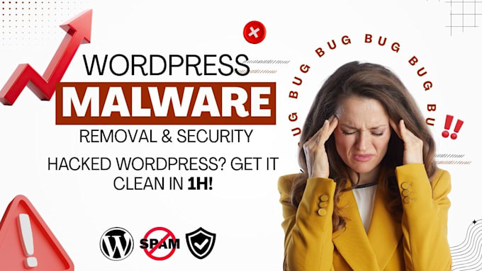 do wordpress malware removal, fix hacked wordpress website, remove virus cleanup