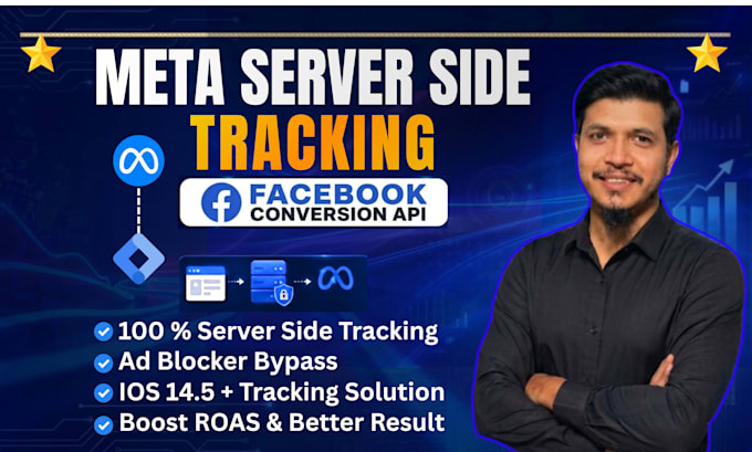 fb pixel conversion tracking, meta server side tracking by stape io