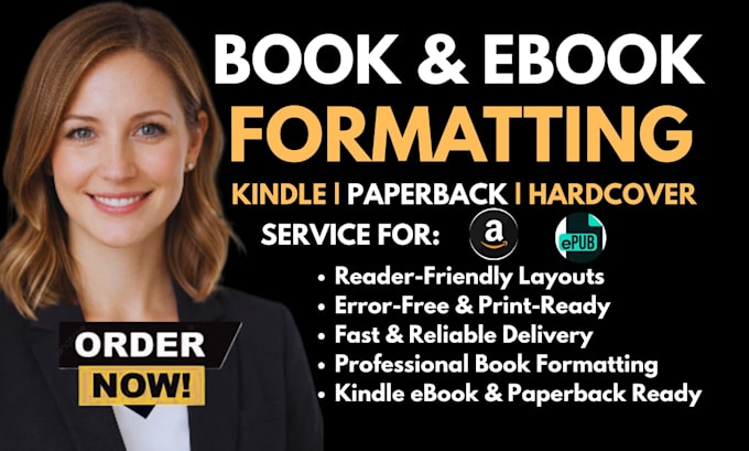 do book formatting, kindle ebook formatting, interior paperback formatting