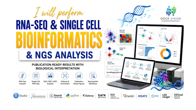 perform rna seq , scrna seq, and ngs data analysis