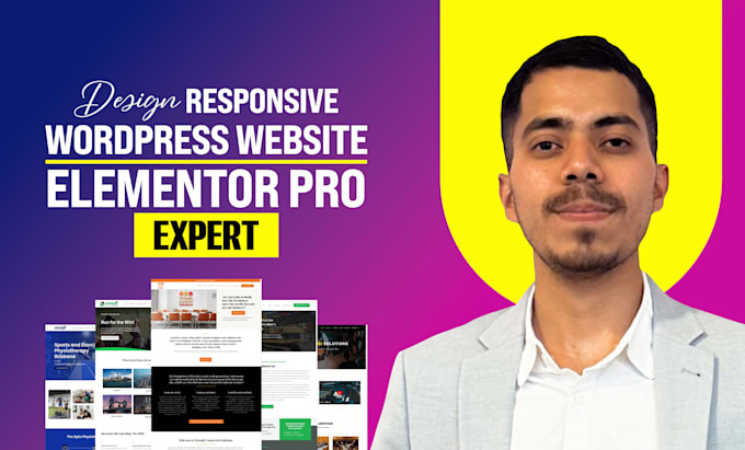 create wordpress website design or revamp wordpress website with elementor