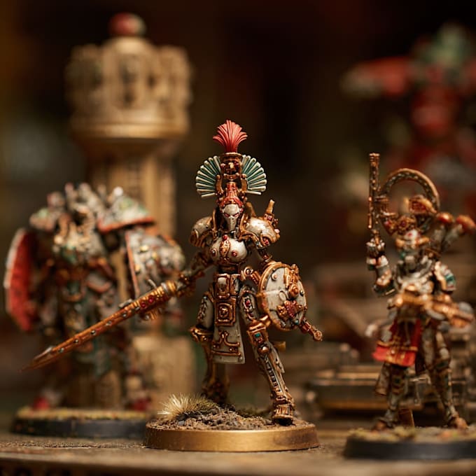 Paint your warhammer 40k and fantasy miniatures by Jankehaldeh | Fiverr
