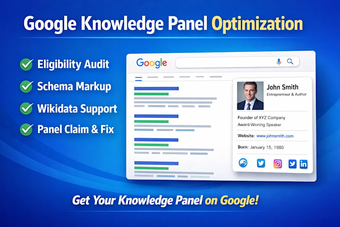 create a verified google knowledge panel or knowledge graph