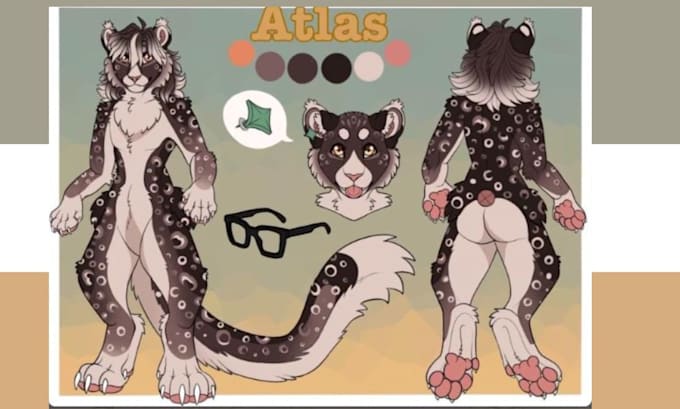 create furry reference sheet nsfw ref sheet furry  ref sheet oc anthro character