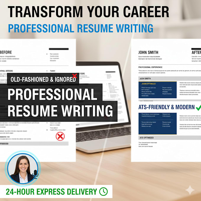 make impressive professional resume design and cv design