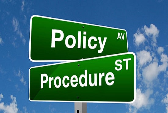 a policy or procedure for your business