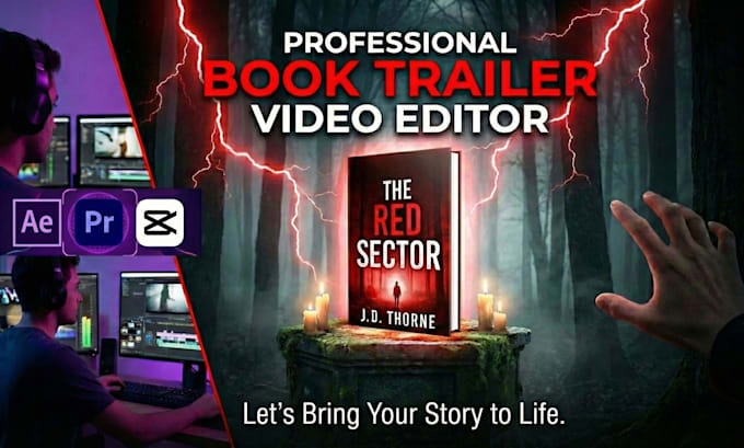 create a cinematic book trailer for your novel