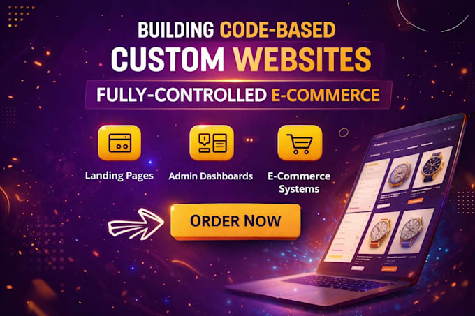 custom ecommerce website with admin panel