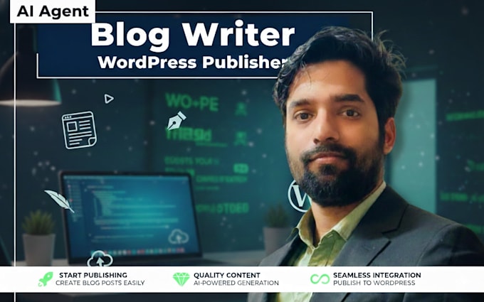 create SEO friendly ai agent to write and post blogs in wp