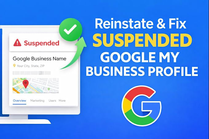 reinstate and fix your suspended google business profile
