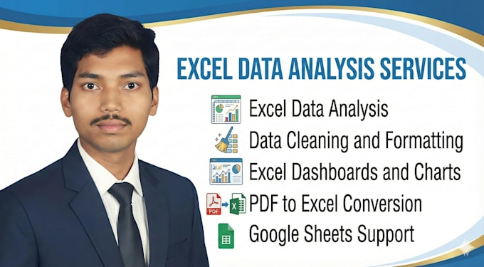 excel data analysis, dashboards and automation