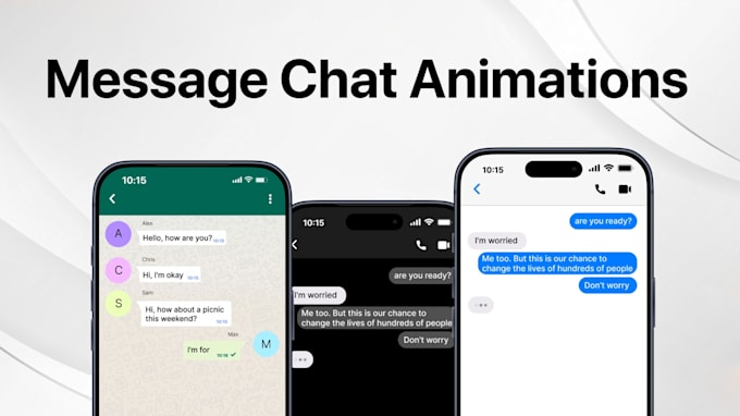 create viral chat animations for social media