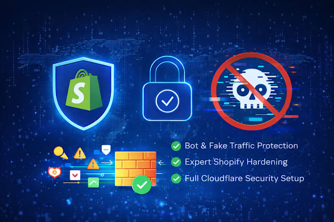 add advanced shopify store security and stop bot attacks
