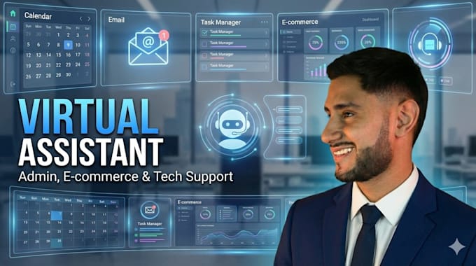 be your virtual assistant in english and spanish