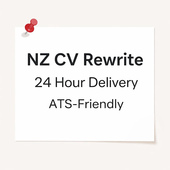 rewrite your CV for nz job applications