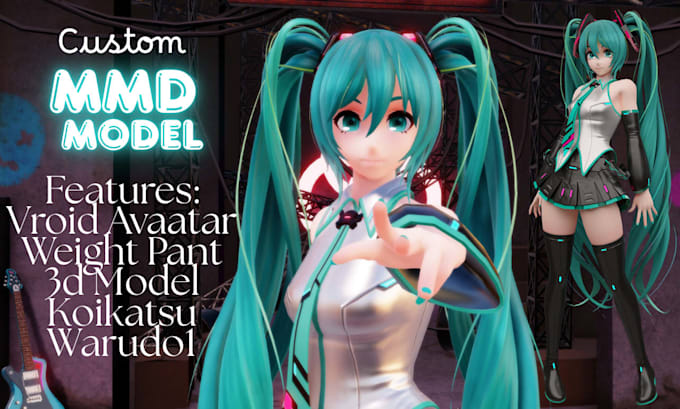 Rig, create, convert, fix 3d avatars for vrchat, vrm, , warudo, gmod ...