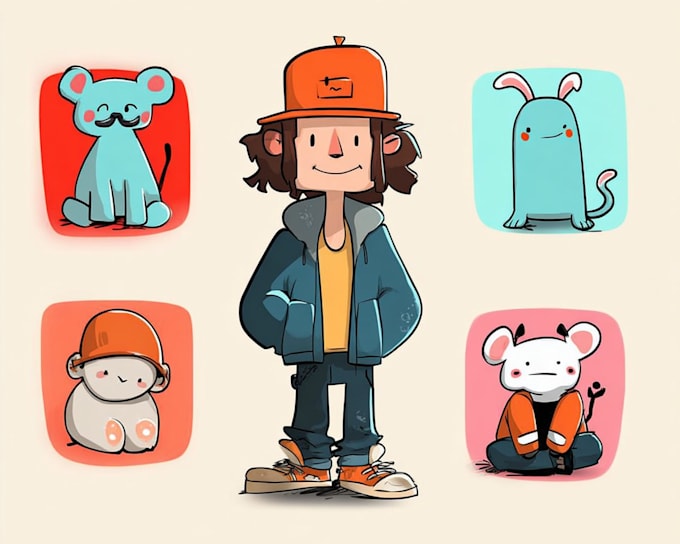 create fun and custom doodle illustrations for any purpose