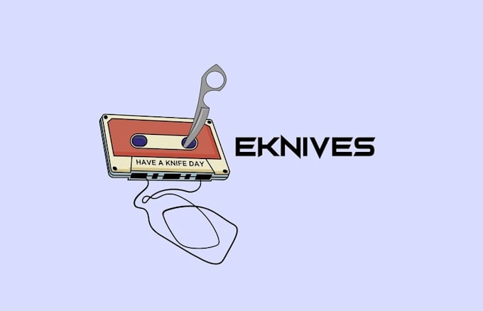 design unique cassette tape logo