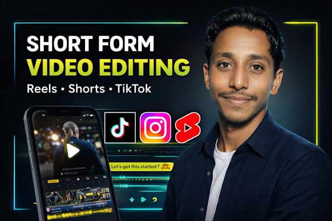 Edit viral reels shorts and tiktok videos adding captions and effects ...