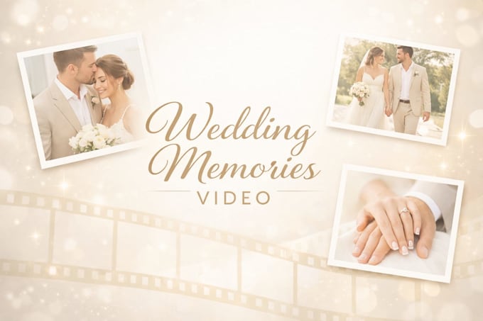 make a cinematic wedding memories proposal video using your photos