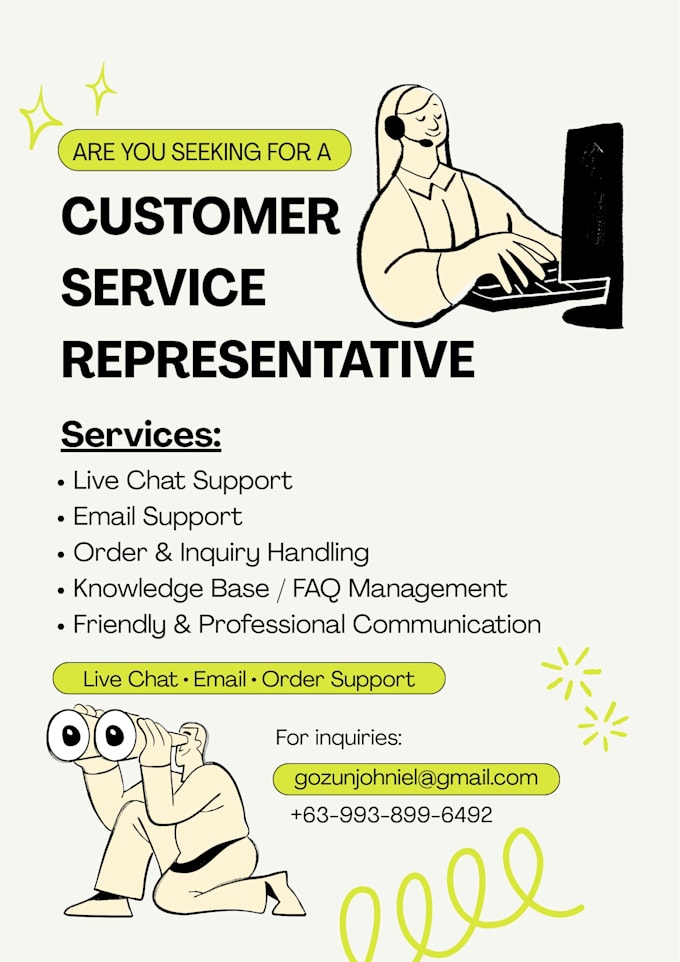 handle order inquiries, refunds, and customer concerns