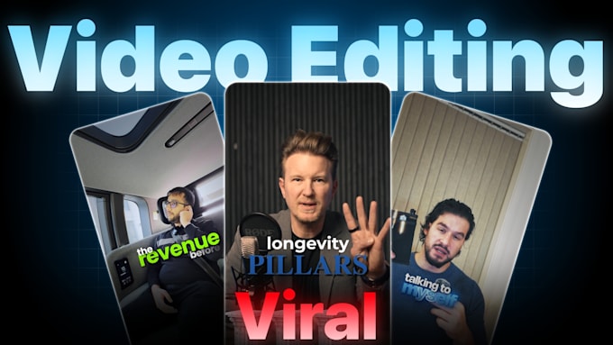 edit short form video for tiktok, reels and youtube shorts