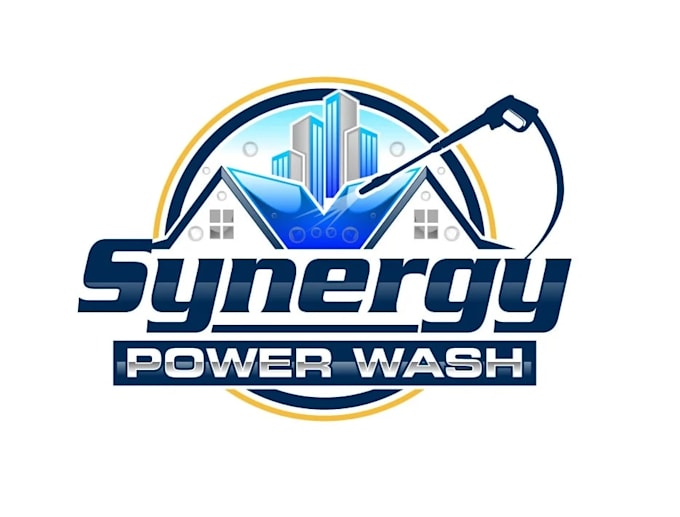 create exclusive and marvelous pressure washing logo design