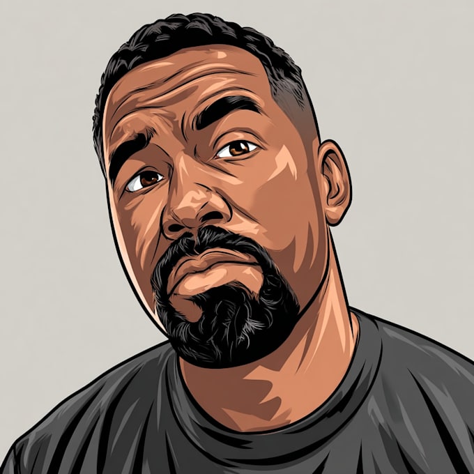 drawing cartoon vector portrait art