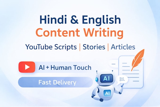 create hindi and english scripts and stories