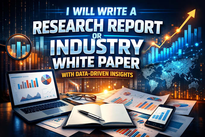 write a research report or industry white paper with data driven insights