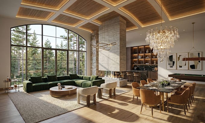 create 3d architectural renders and VR walkthroughs
