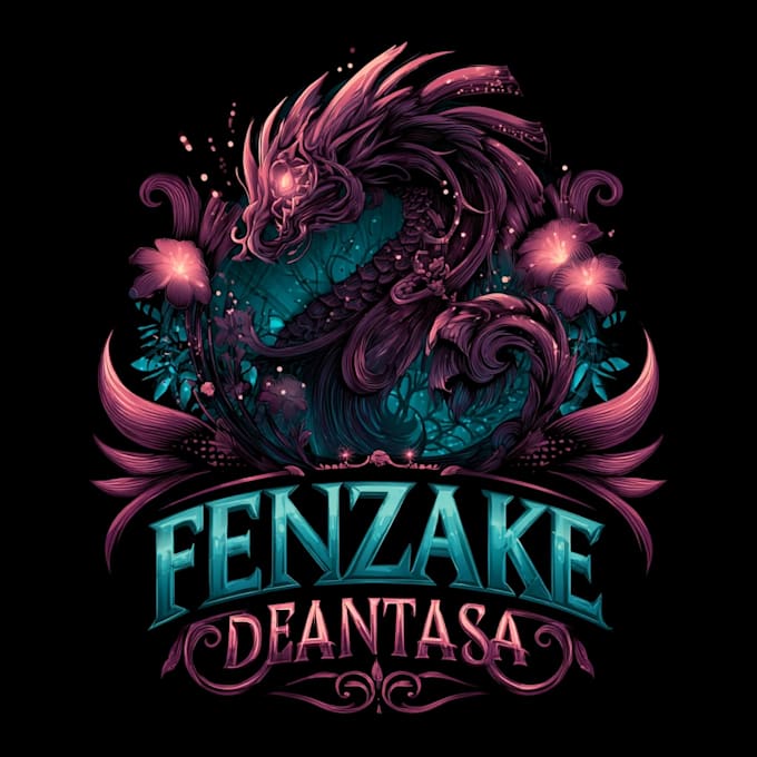 reate logo designer anime, fantasy