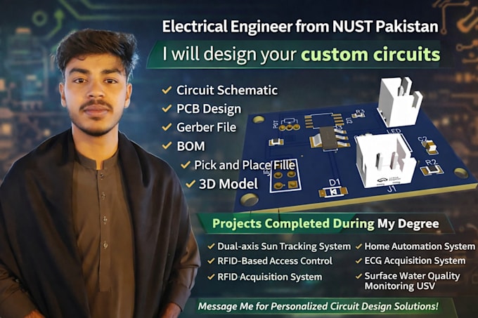 do schematics and pcb design using altuim easyeda proteus softwares
