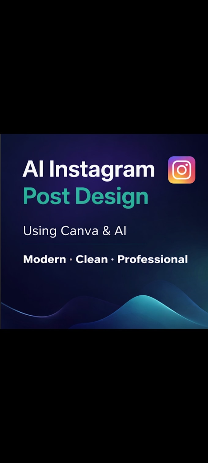 design professional instagram posts using ai and canva