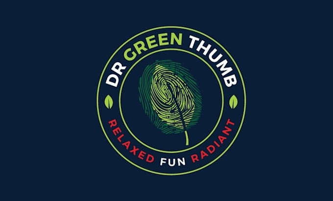 make monogram unique logo for a project dr green thumb