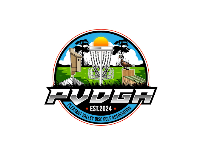 create high quality and beautiful disc golf logo design