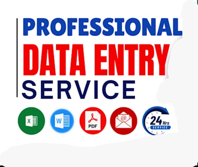 do data entry, copy paste, data cleaning, pdf to excel data entry