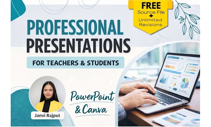 design educational powerpoint and canva presentations