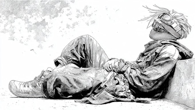 create pen and ink illustrations