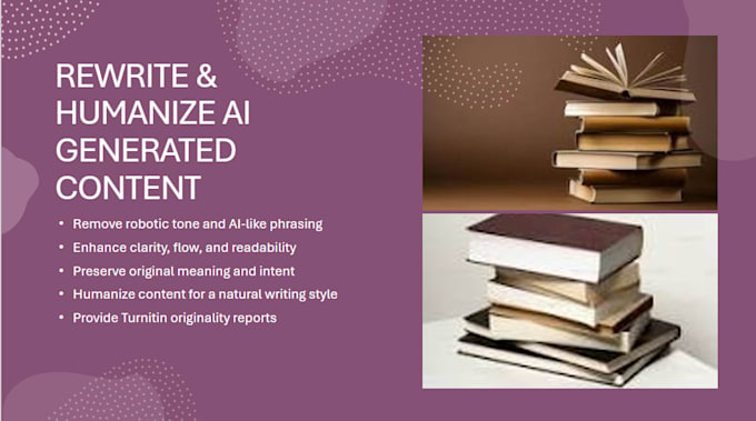 rewrite and humanize ai generated content