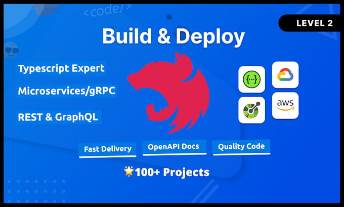 be your backend developer in node js nest js and express js