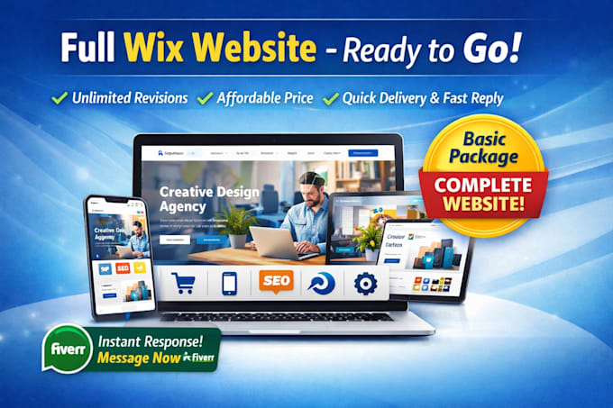 design a professional wix website