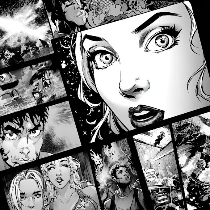 design characters and comic books