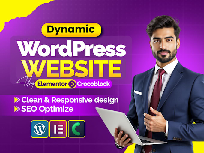build dynamic wordpress website using elementor and crocoblock